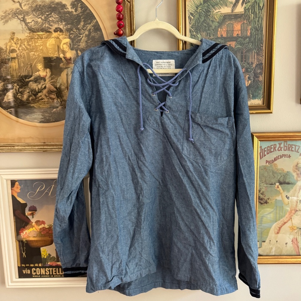 Vintage NAVY shirt
